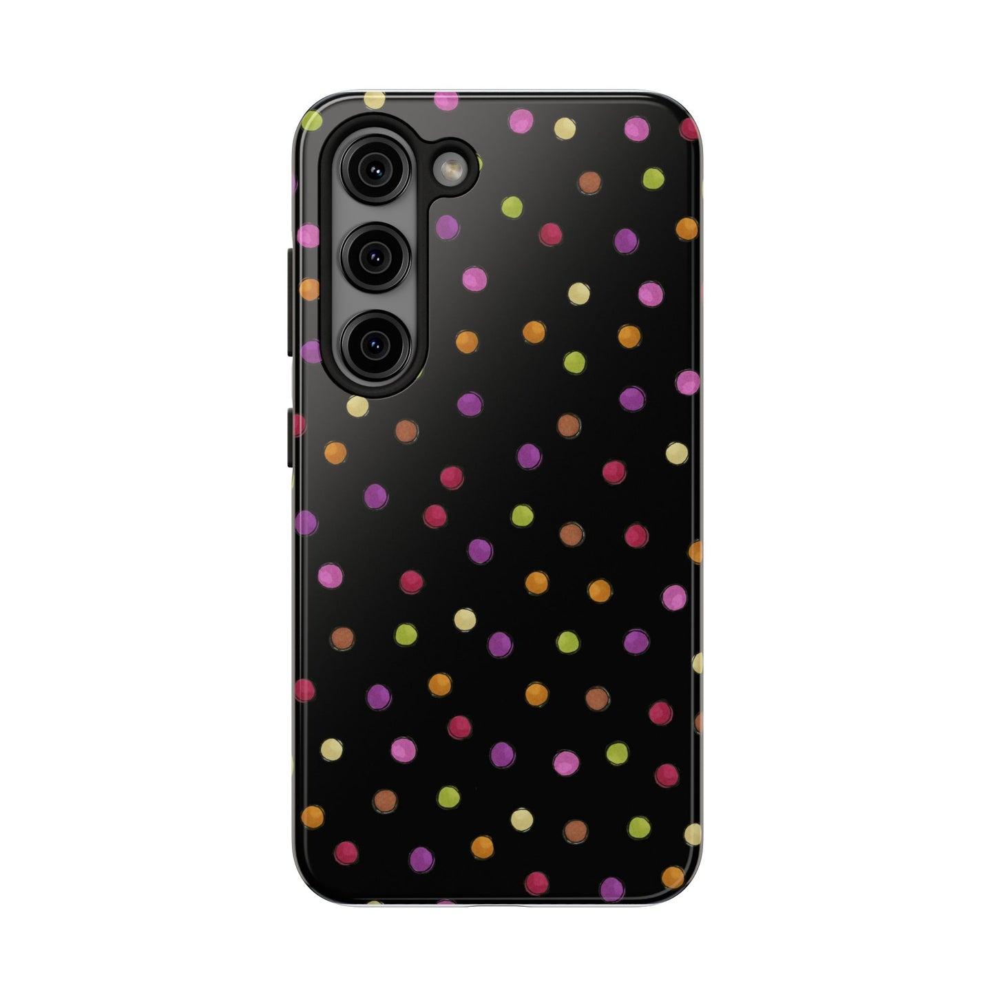 Tea Dot Black Phone Case