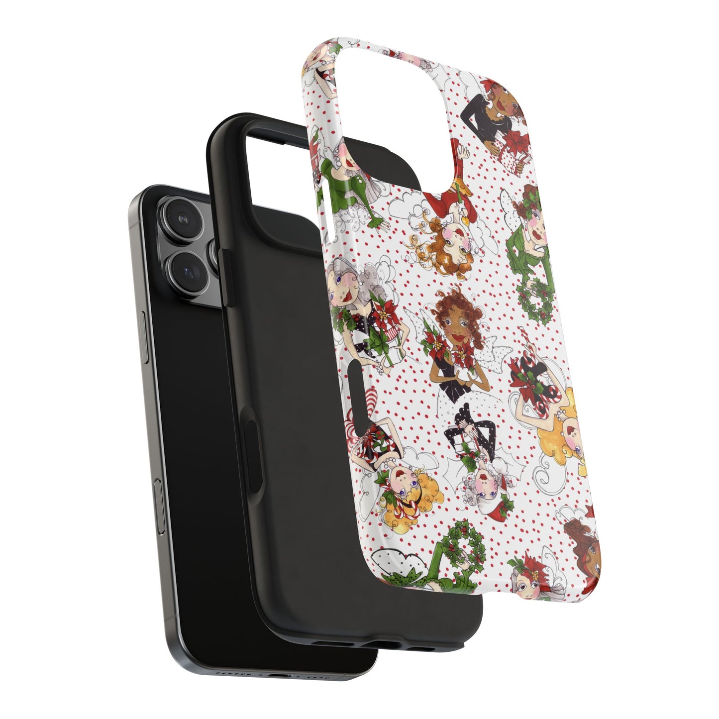 Fairy Toss White / Red Phone Case