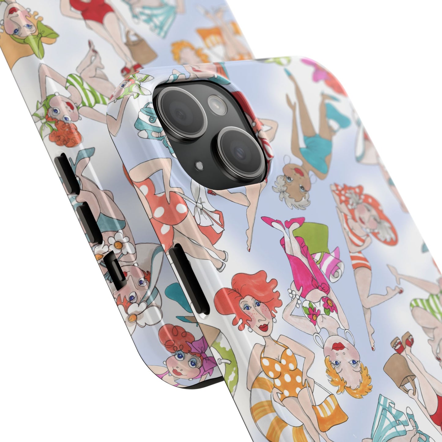 Tossed Fashionistas Phone Case