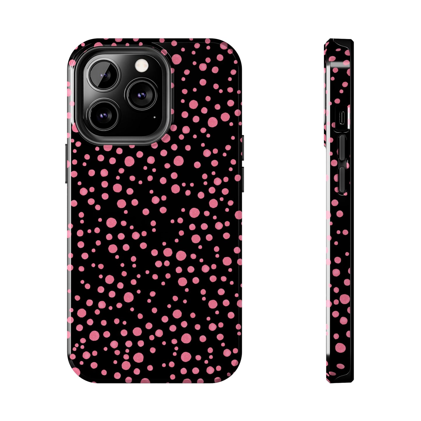 Balloon Dots Black / Pink Phone Case