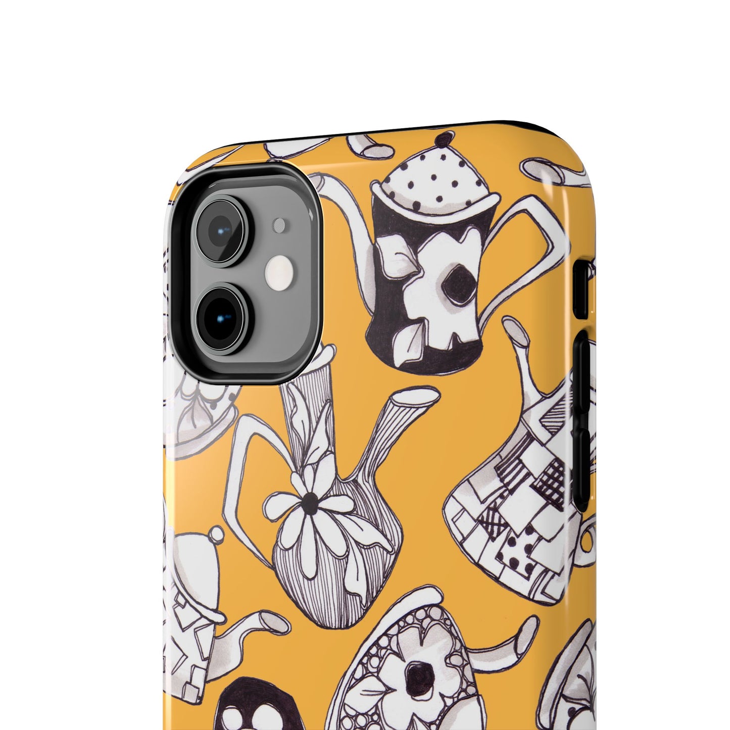 Fancy Pots Yellow Phone Case