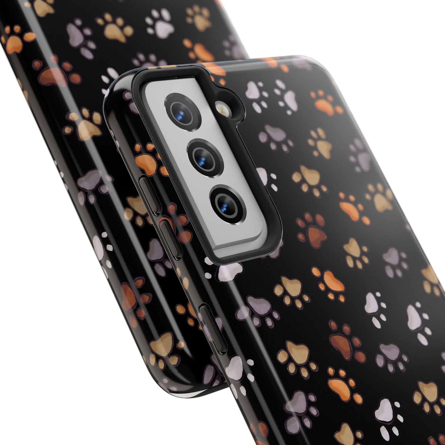 Puppy Paws Black Phone Case