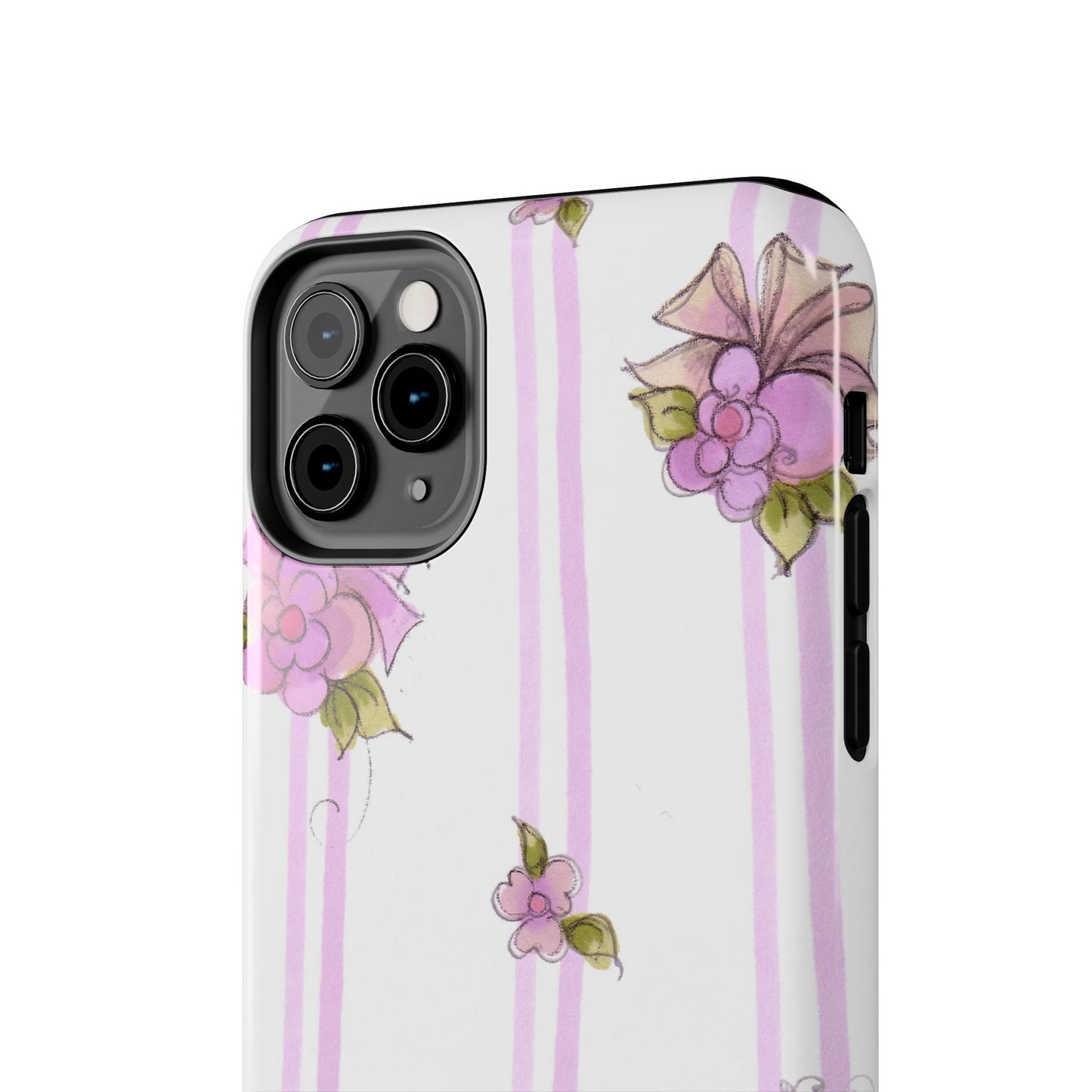 Flower Model Flower Stripe Phone Case