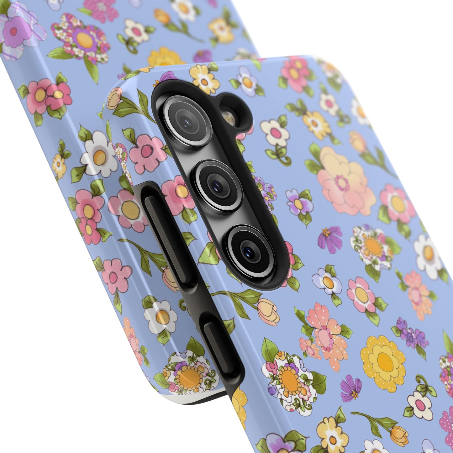 Flowery Blue Phone Case