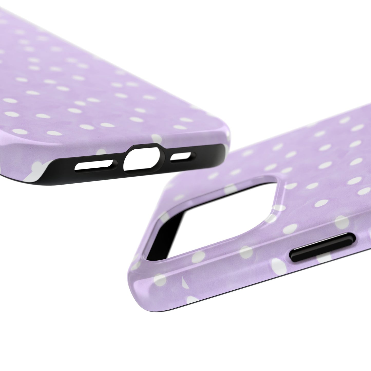 Space Dots Lilac / White Phone Case