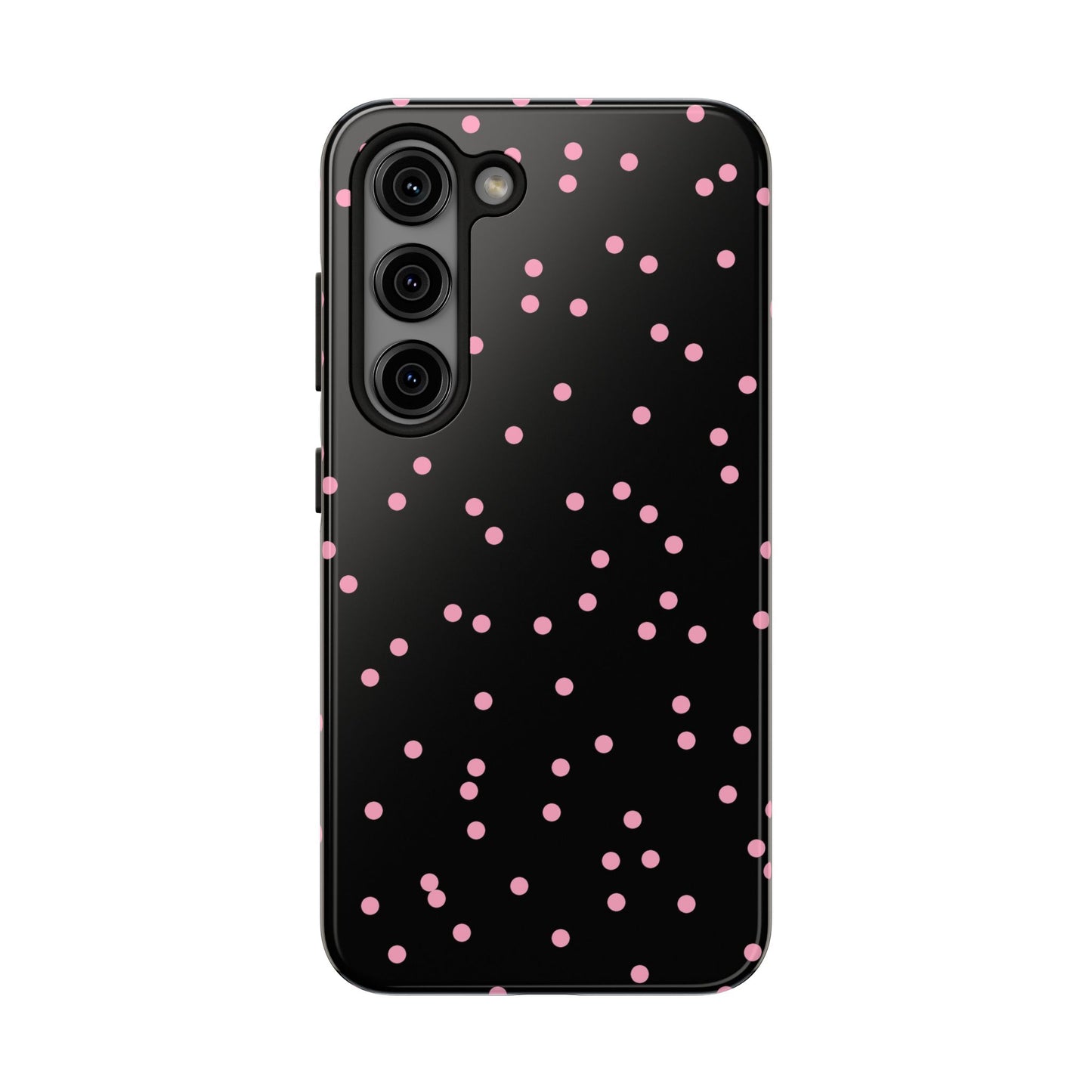 Space Dots Black / Pink Phone Case