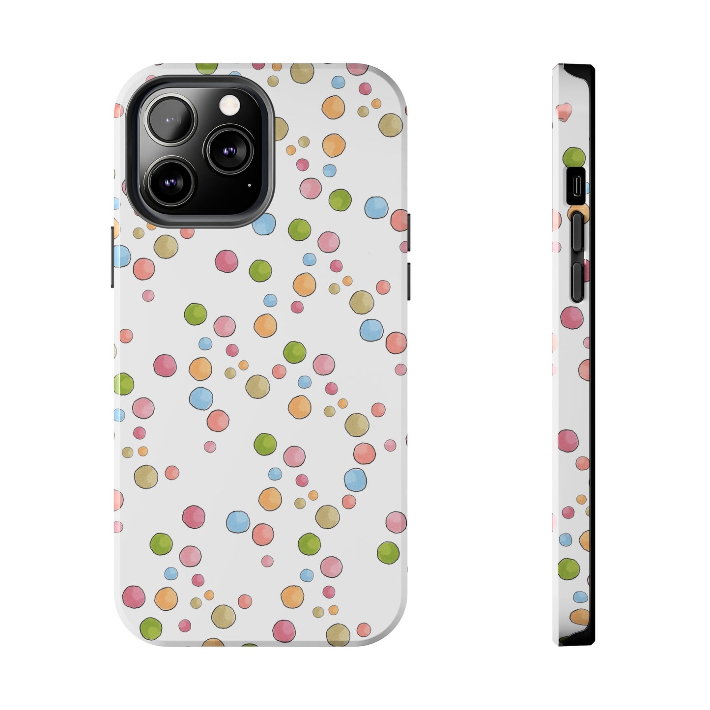 Clown Dots White Phone Case