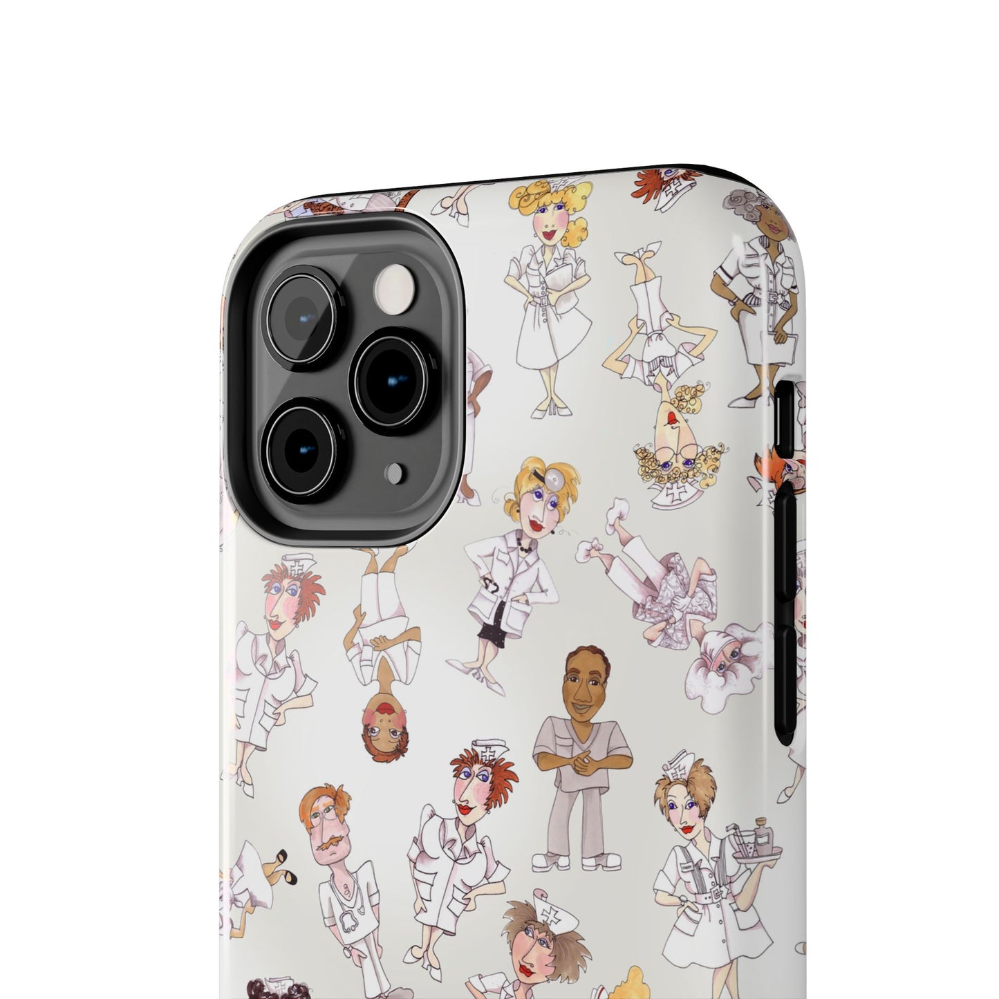 Tossed Nurses Gray Phone Case