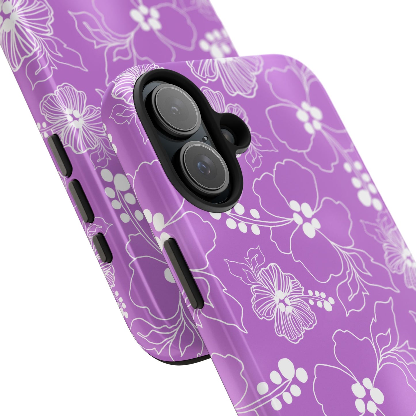 Lacey Hibiscus Orchid Phone Case