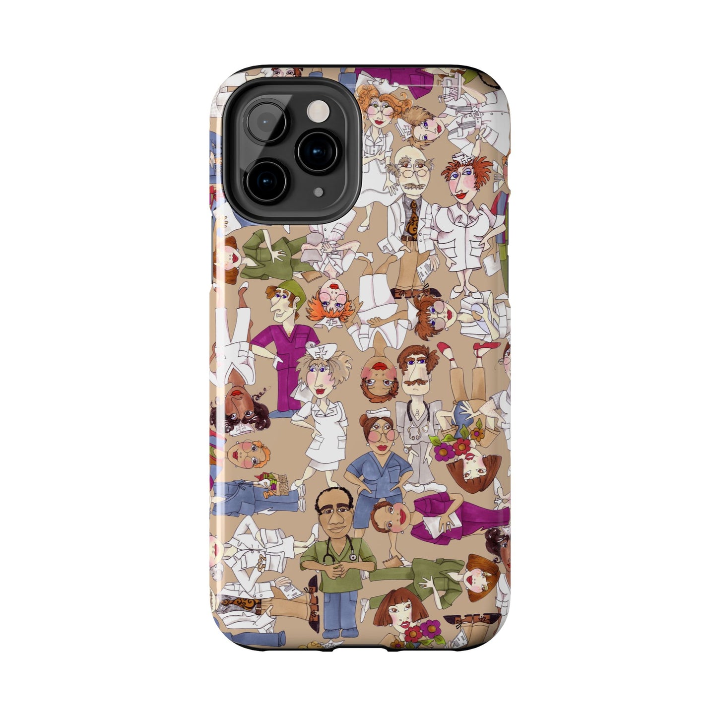 Diverse Nurse Khaki Phone Case