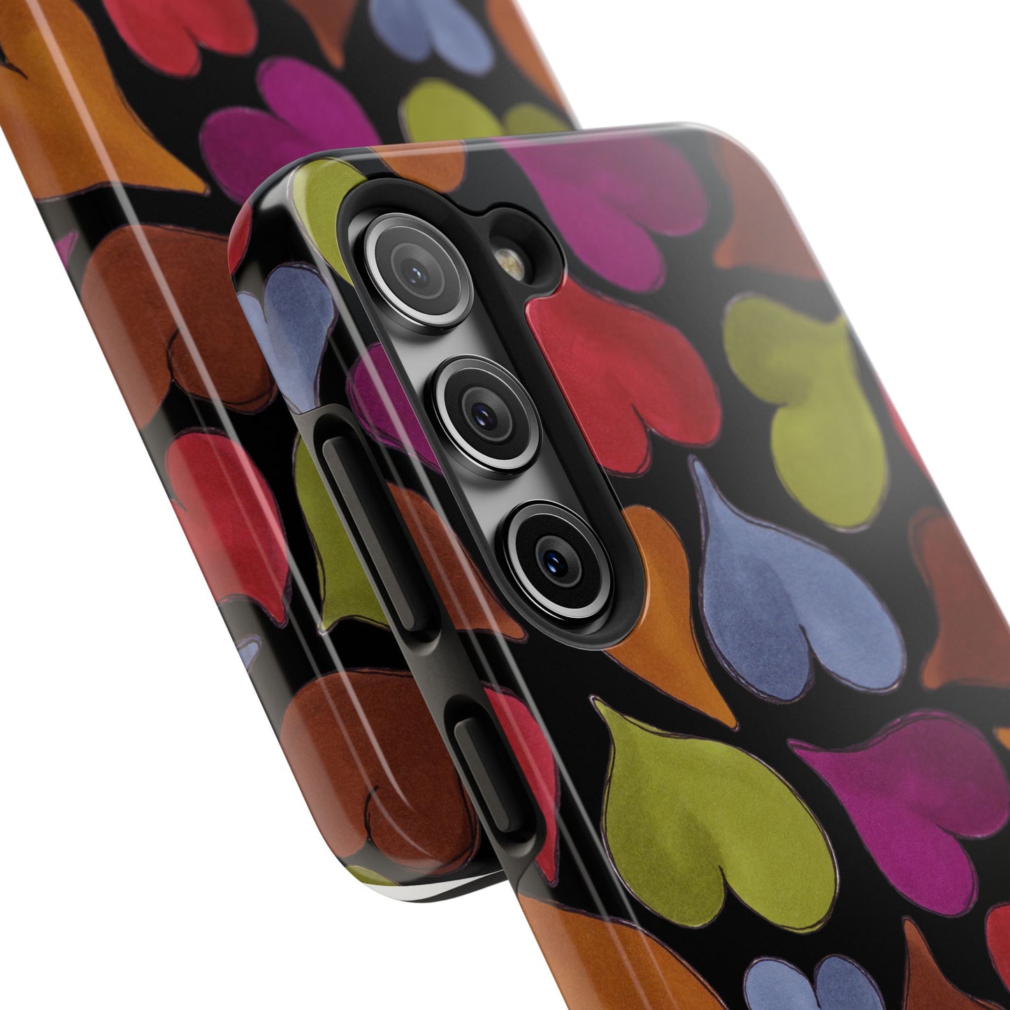 Big Hearted Black Phone Case