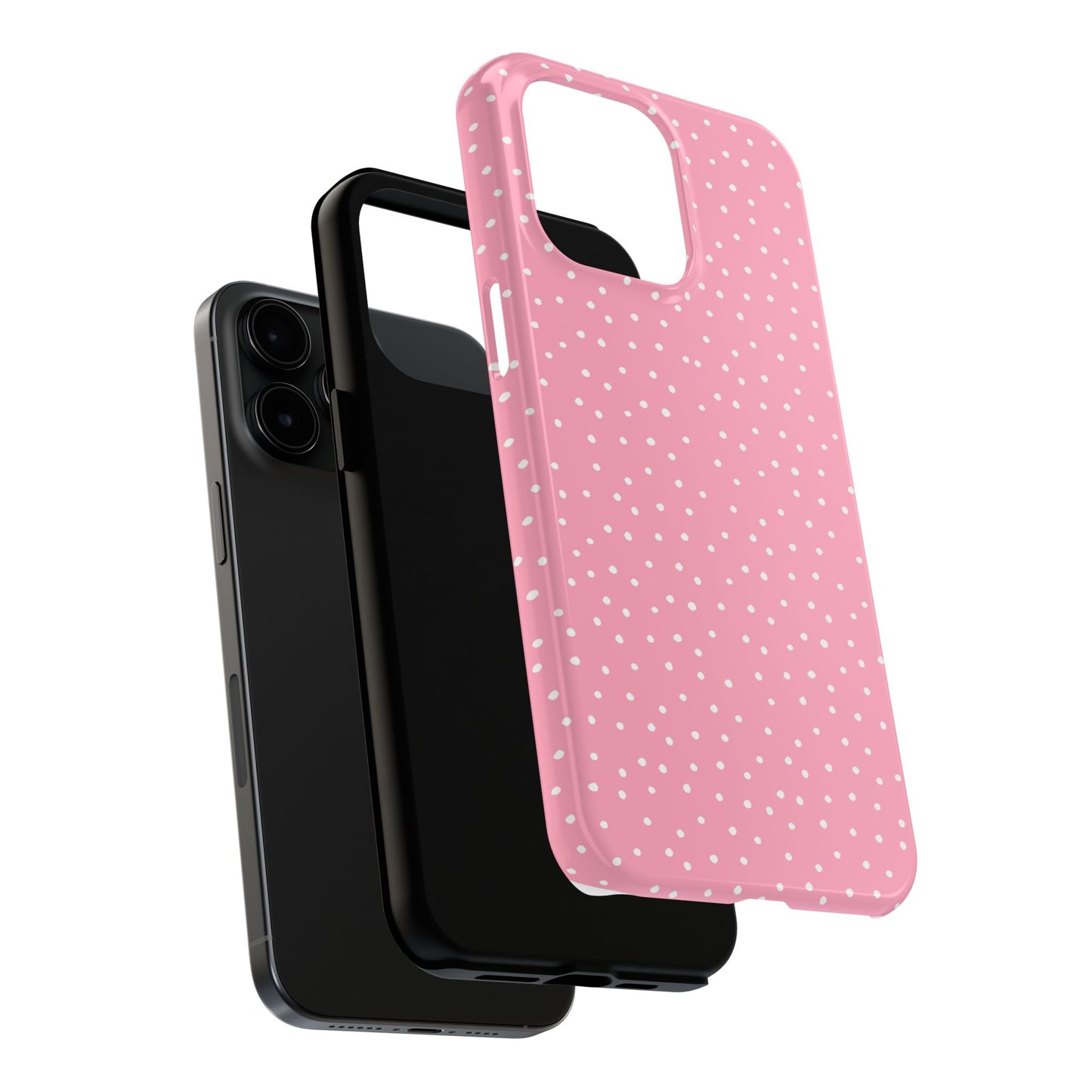 Dinky Dots Pink / White Phone Case
