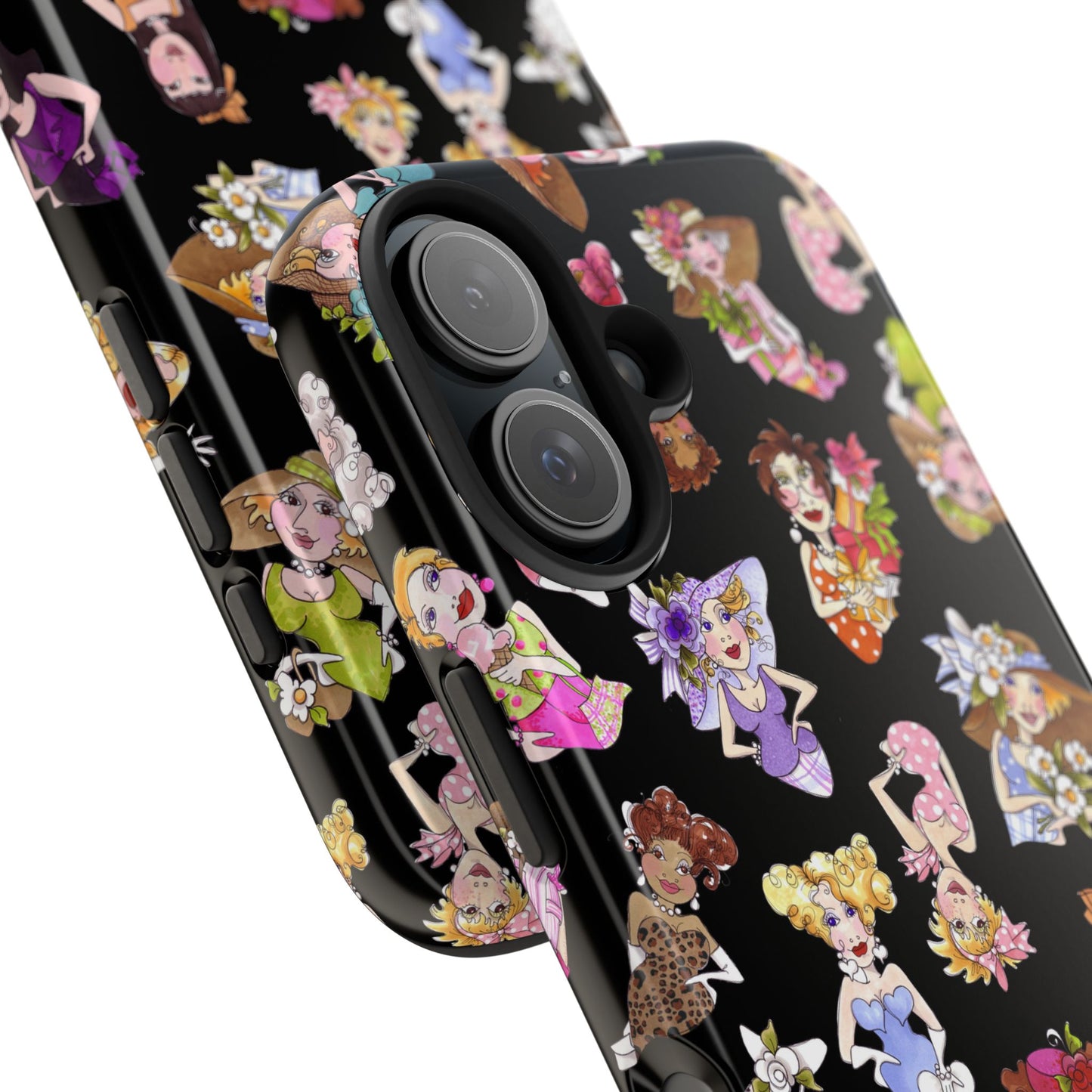 Fast Women Tossed Black Phone Case