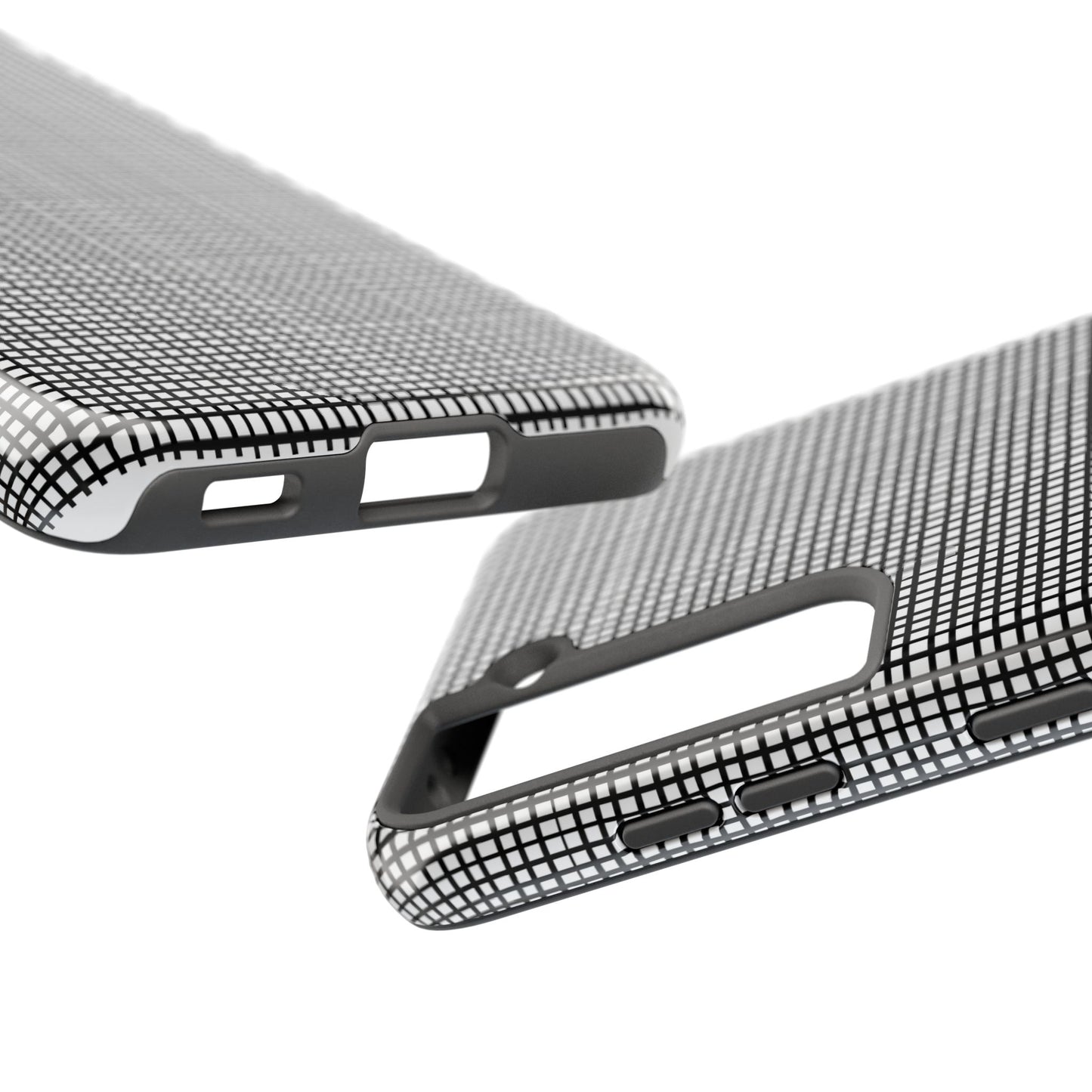 Window Pane White / Black Phone Case