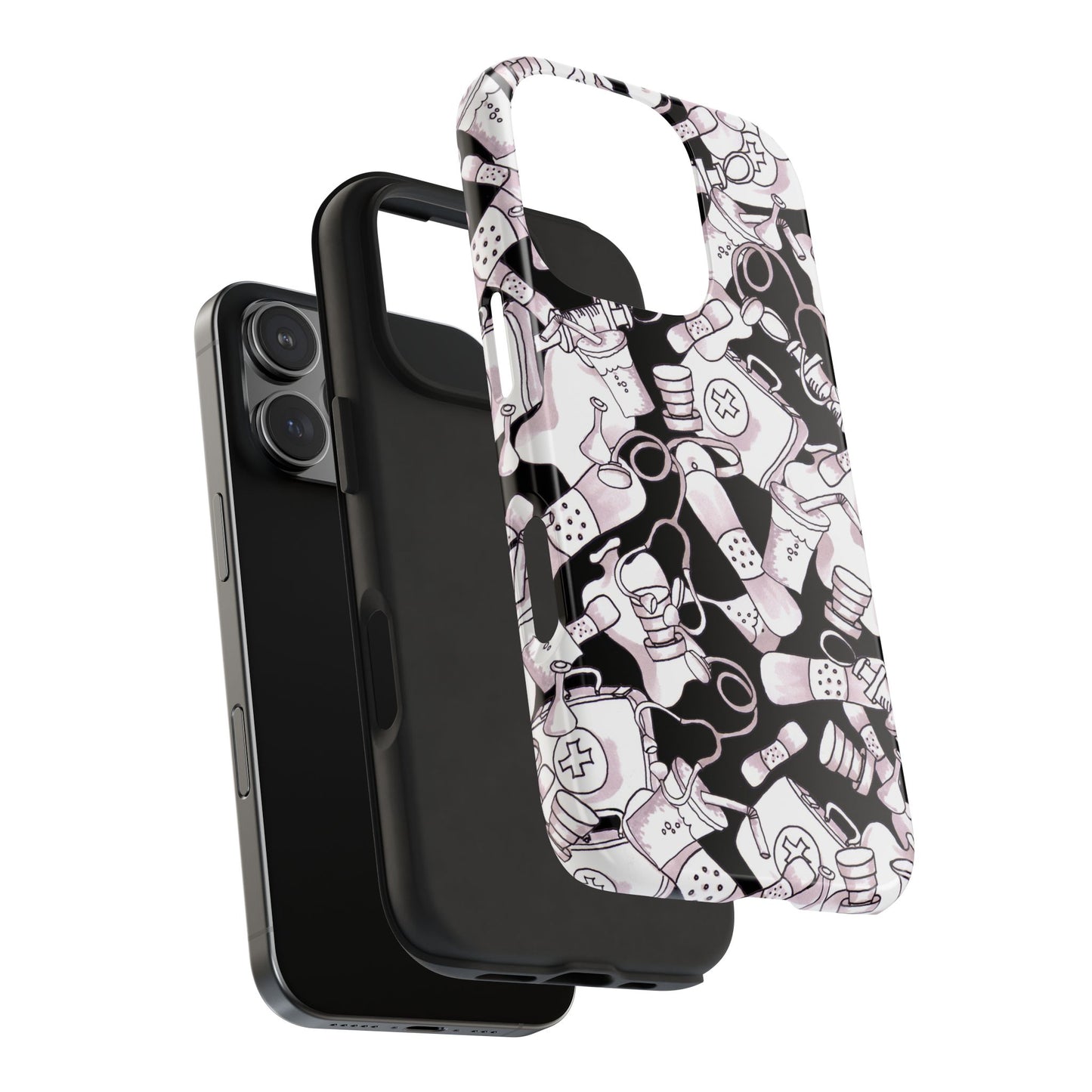 Med Stuff Black Phone Case