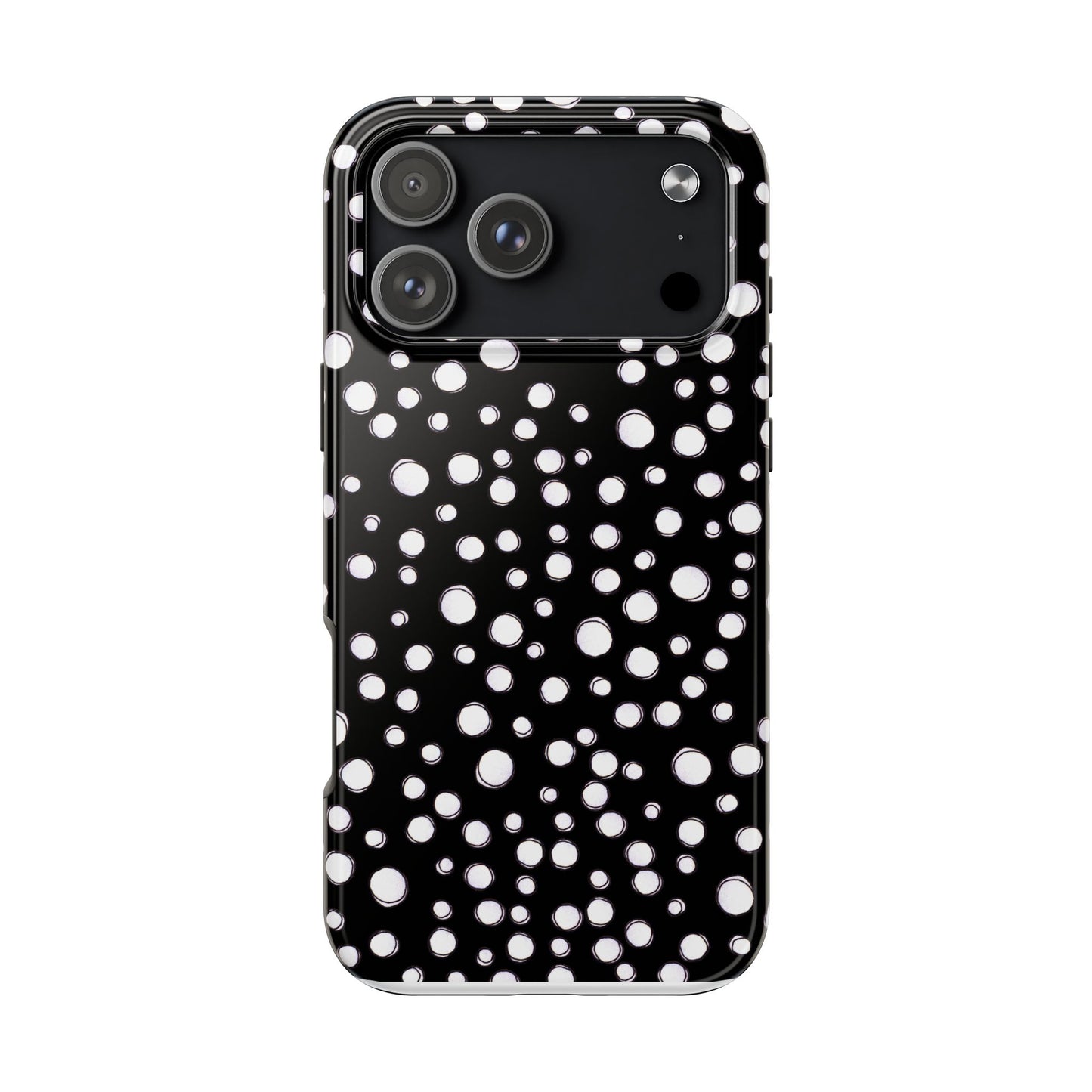 Pot Dots Black Phone Case