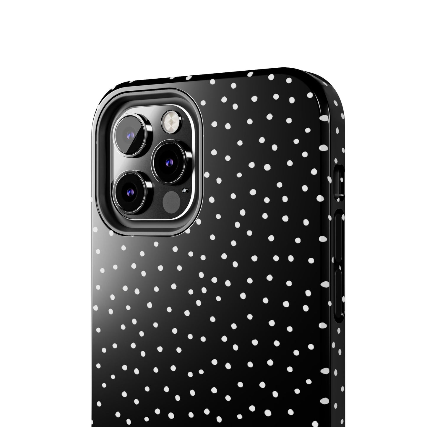 Dinky Dots Black / White Phone Case