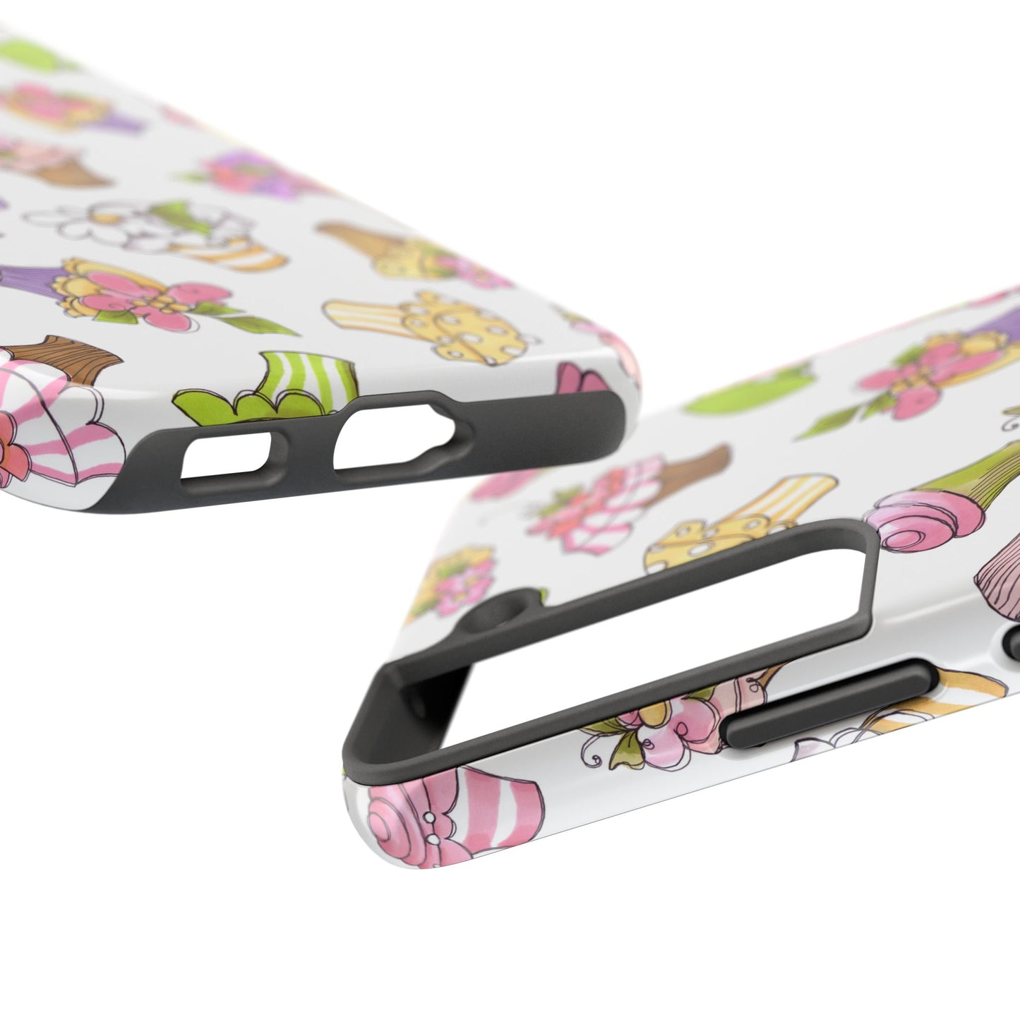 Cupcake Toss White Phone Case