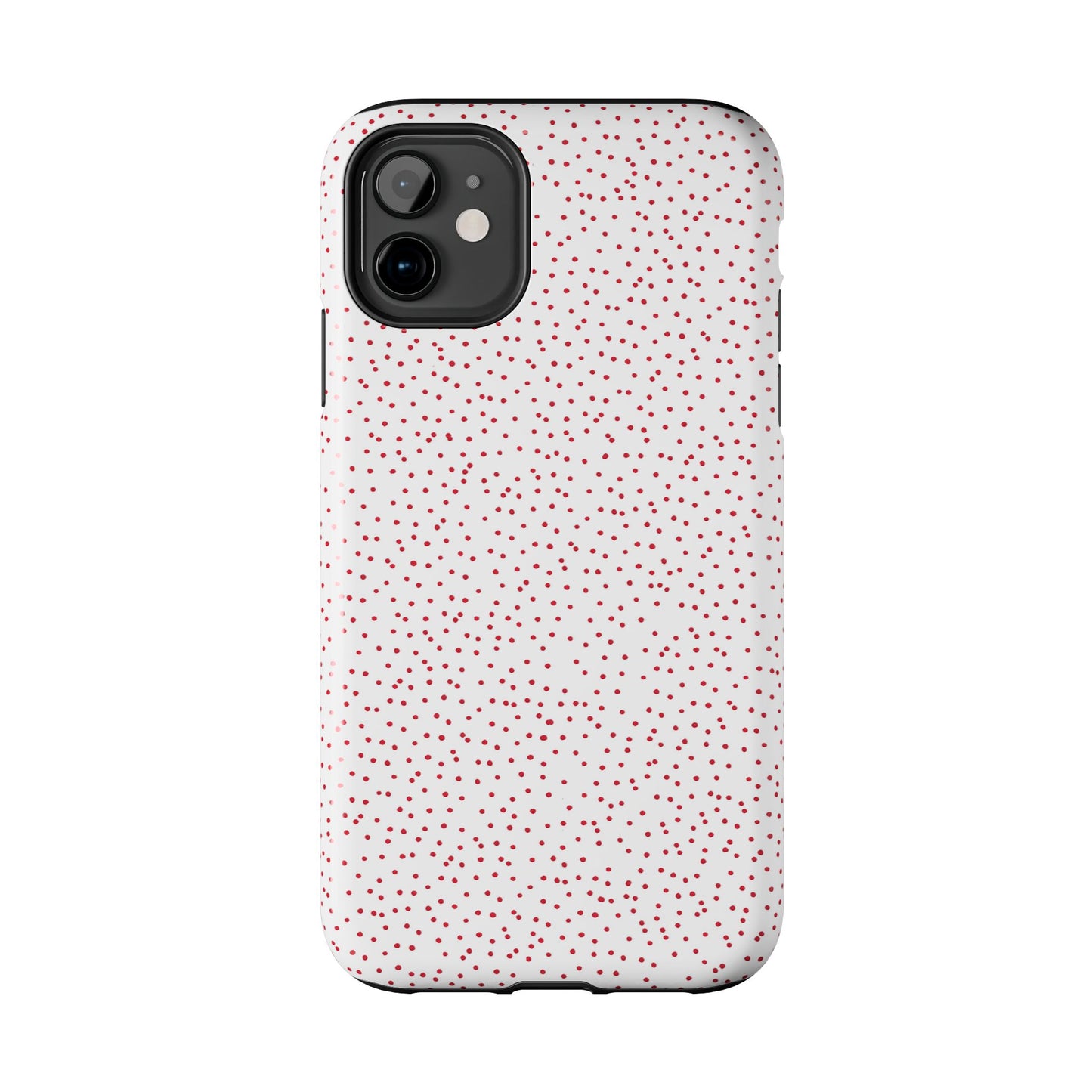 Dinky Dots White / Red Phone Case