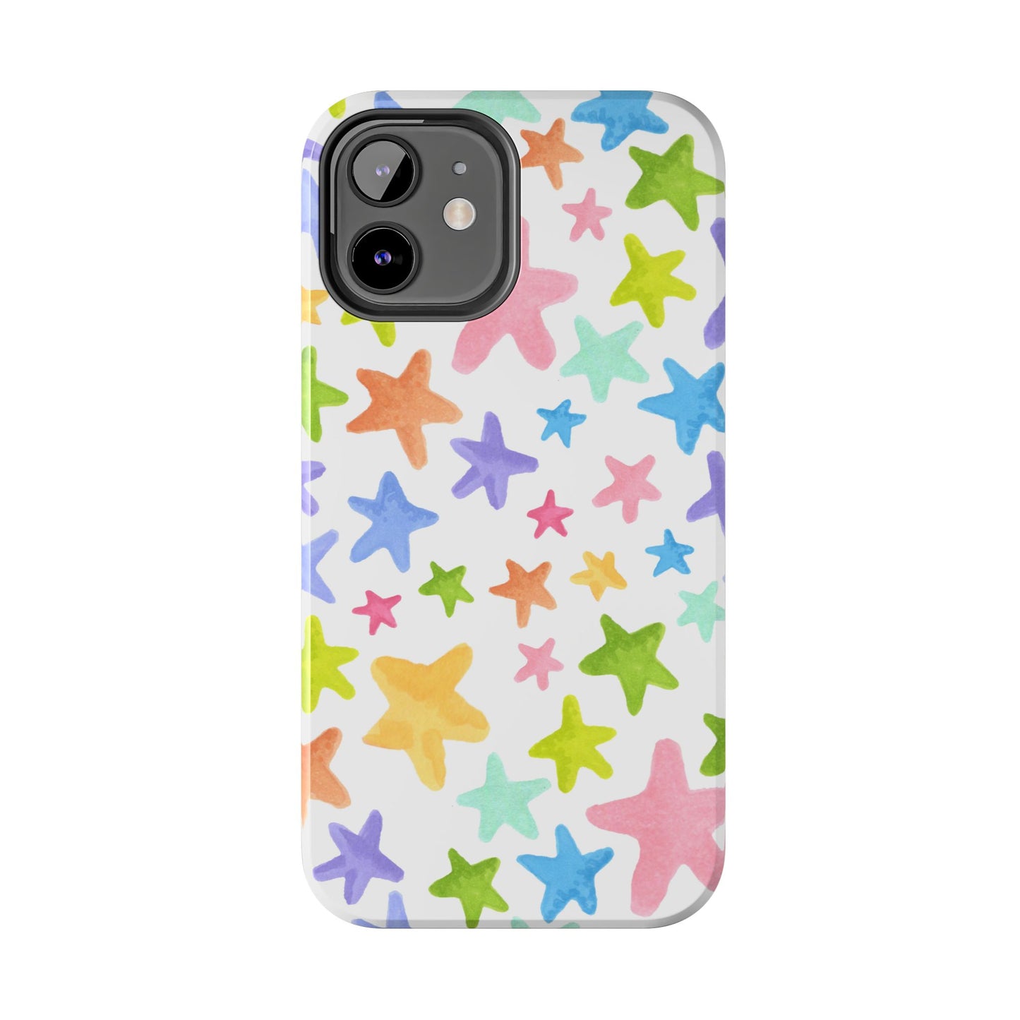 Happy Stars White Phone Case