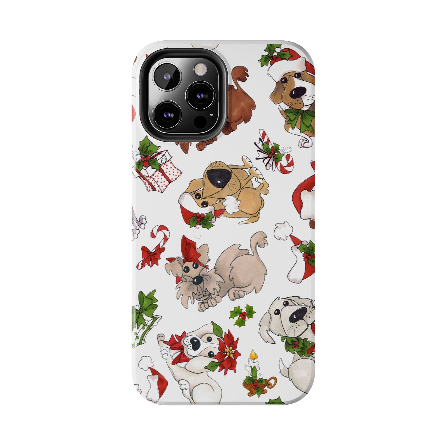 Doggie Toss White Phone Case