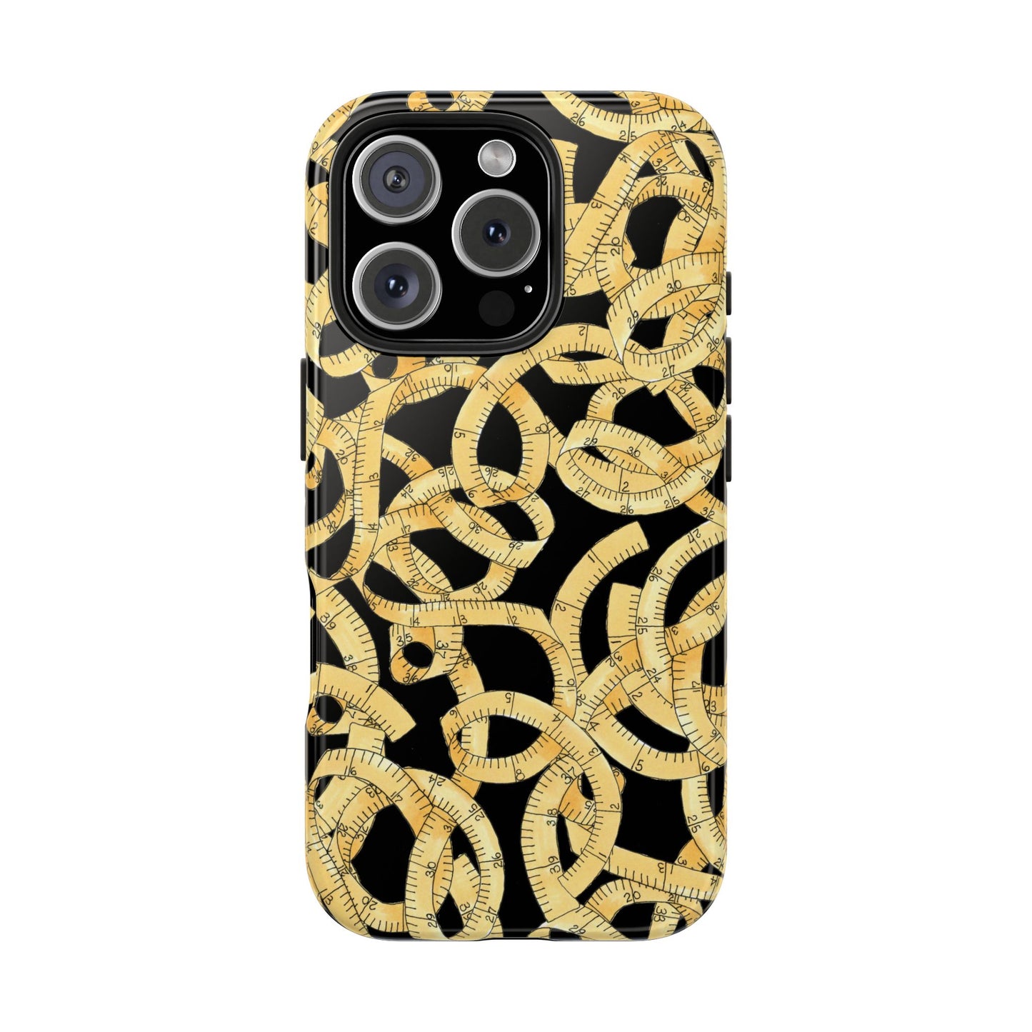 Tape Tangle Black Phone Case