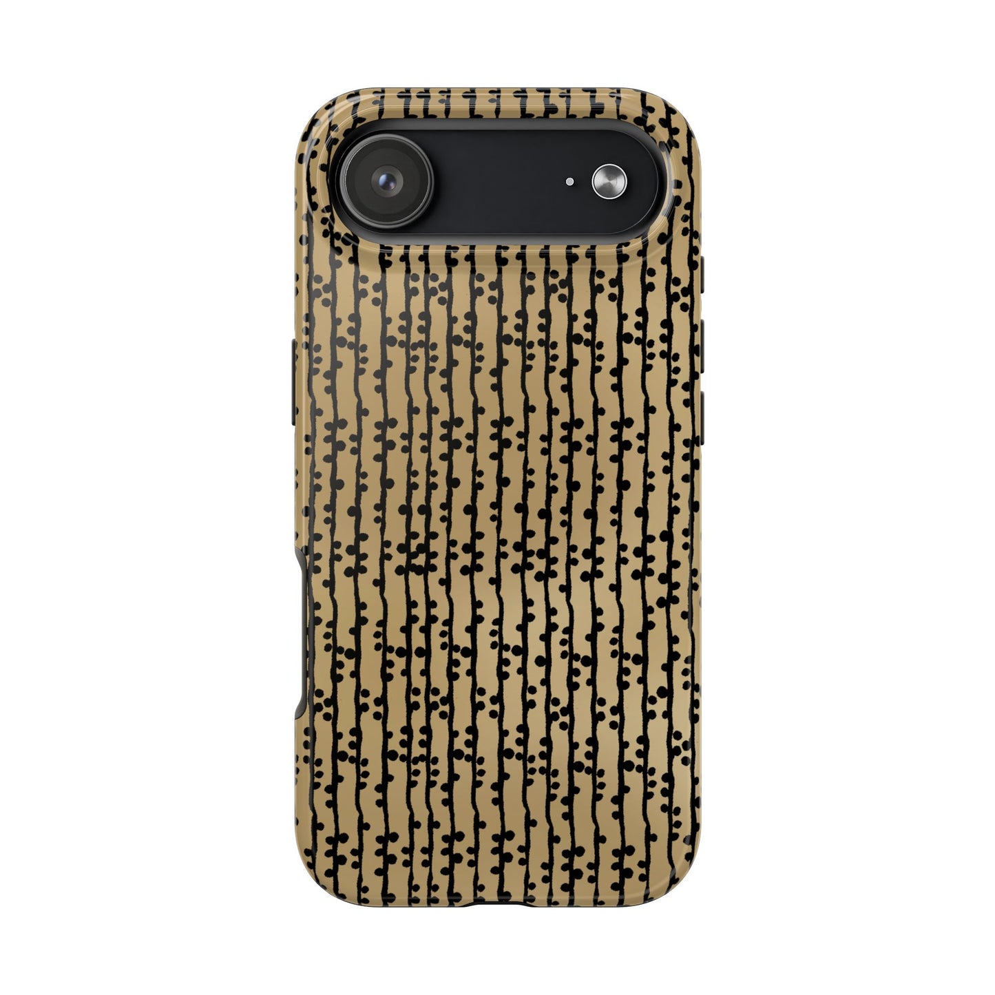Loopy Stripe Tan Phone Case