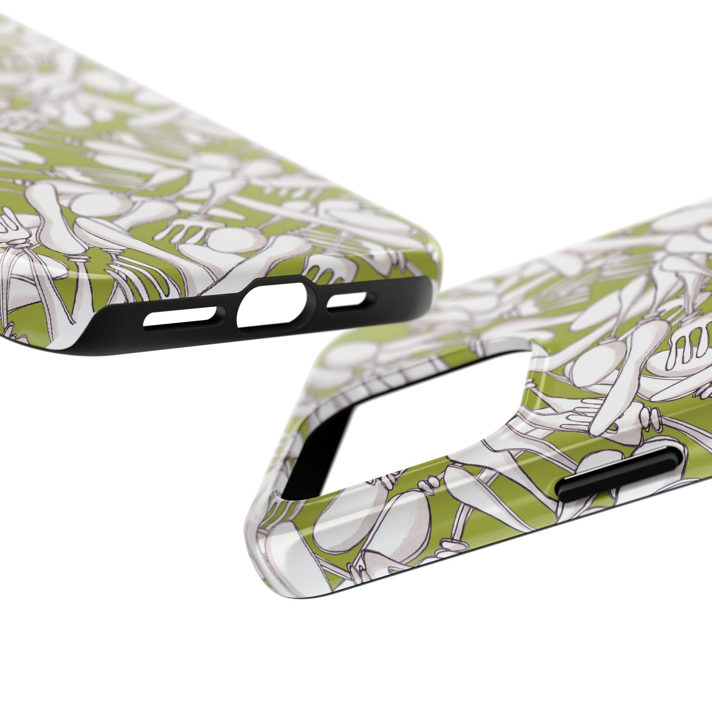 Silverware Wars Green Phone Case