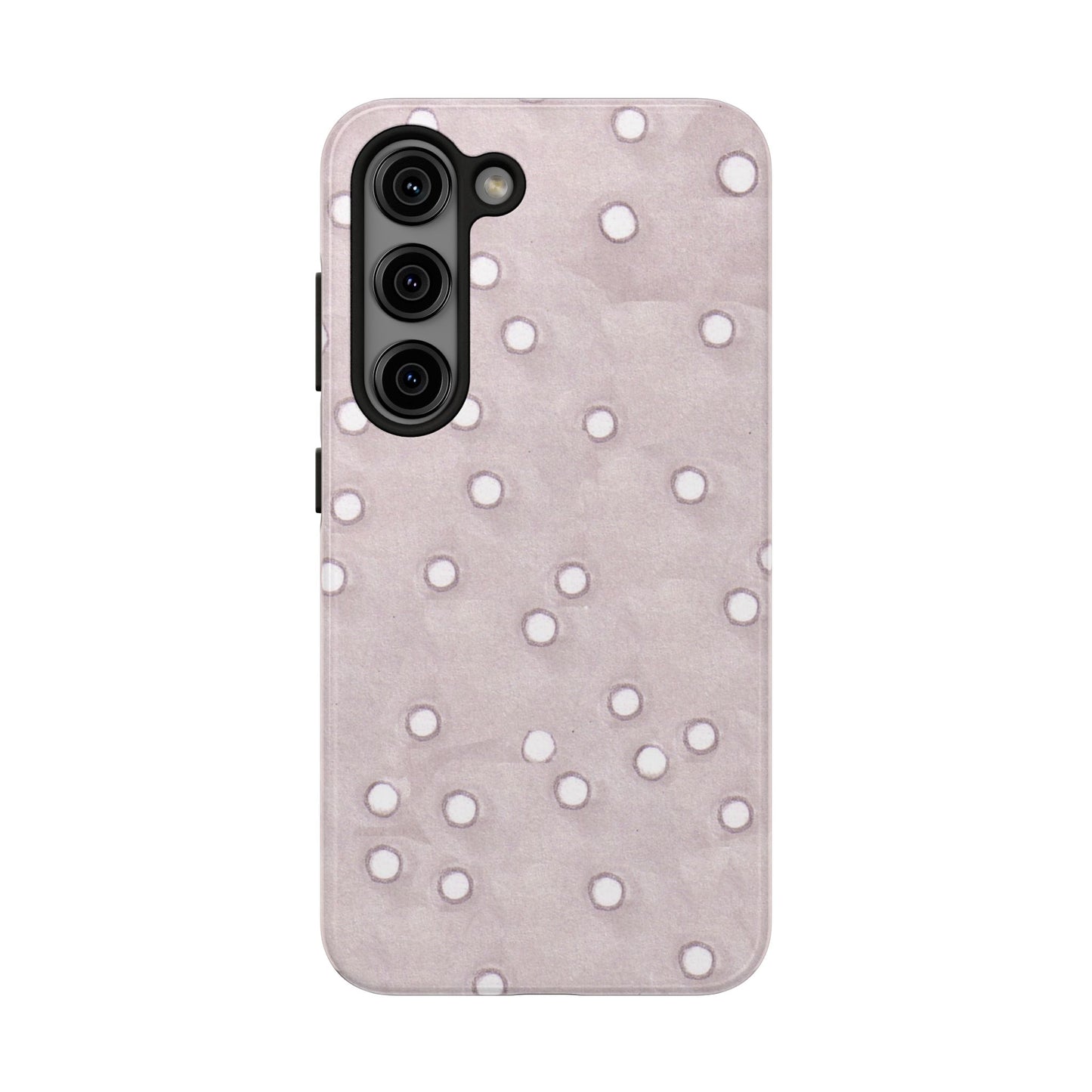 Dinky Dots Silver Phone Case