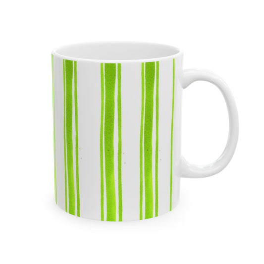Awning Stripe Lime Cup