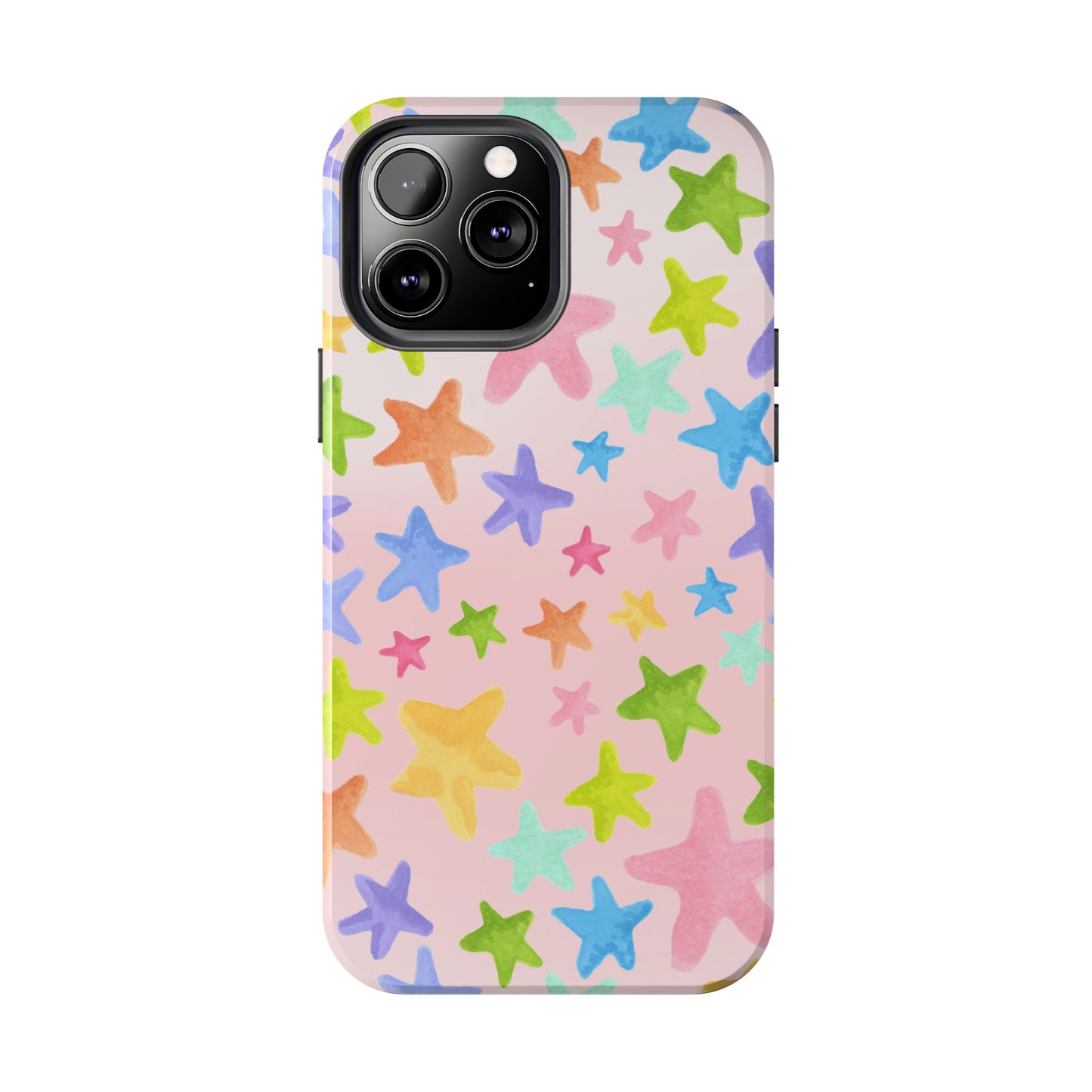 Happy Stars Pink Phone Case