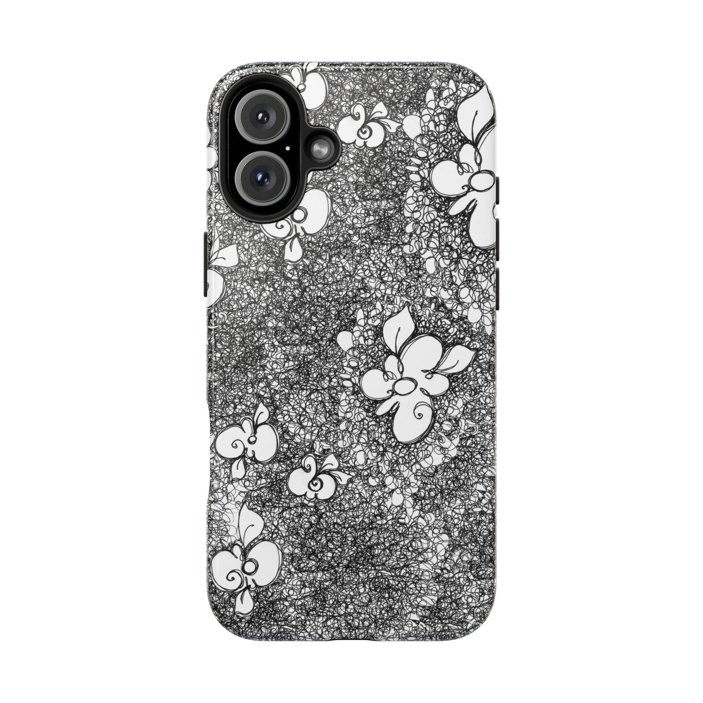 Flower Scribbles Phone Case