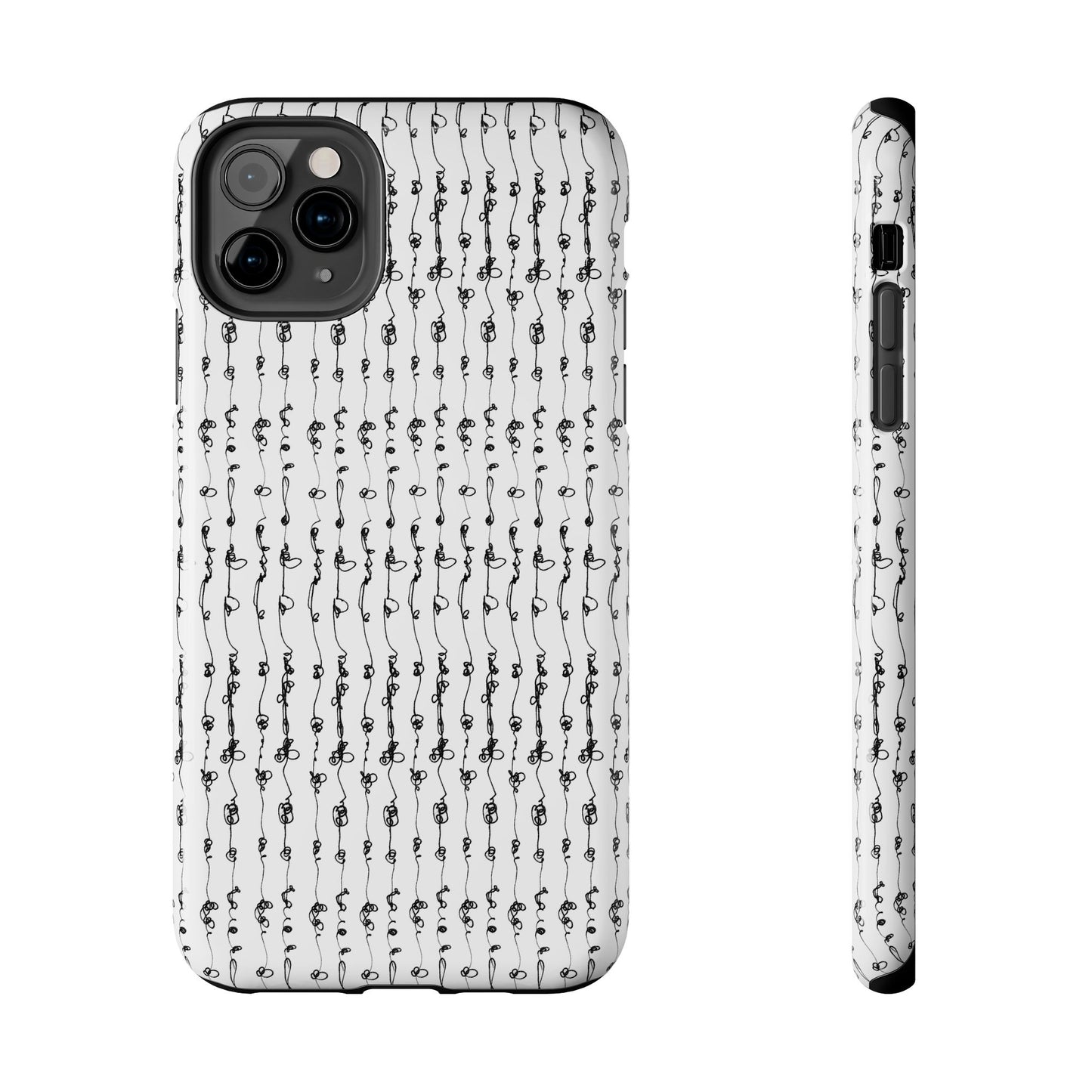 Scribble Stripe Phone Case