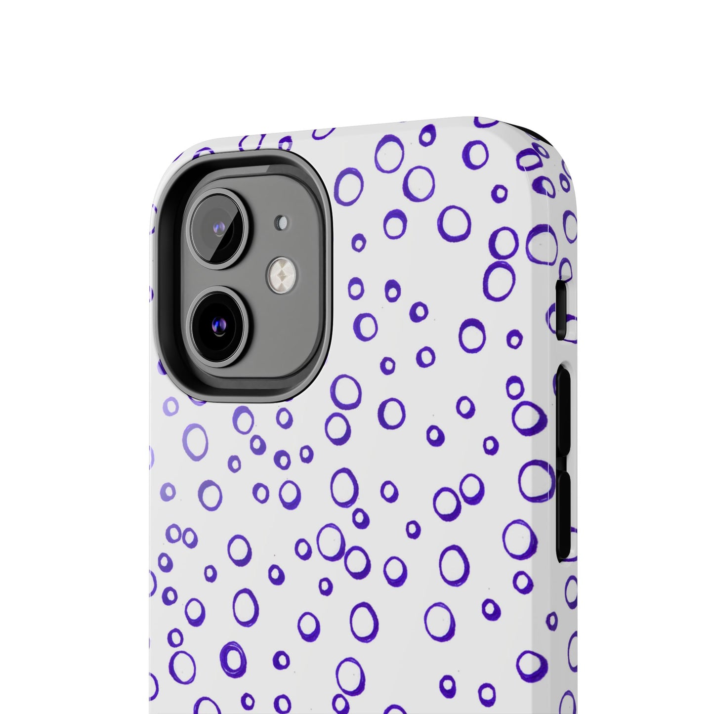 Blue See Through Dots Phone Case