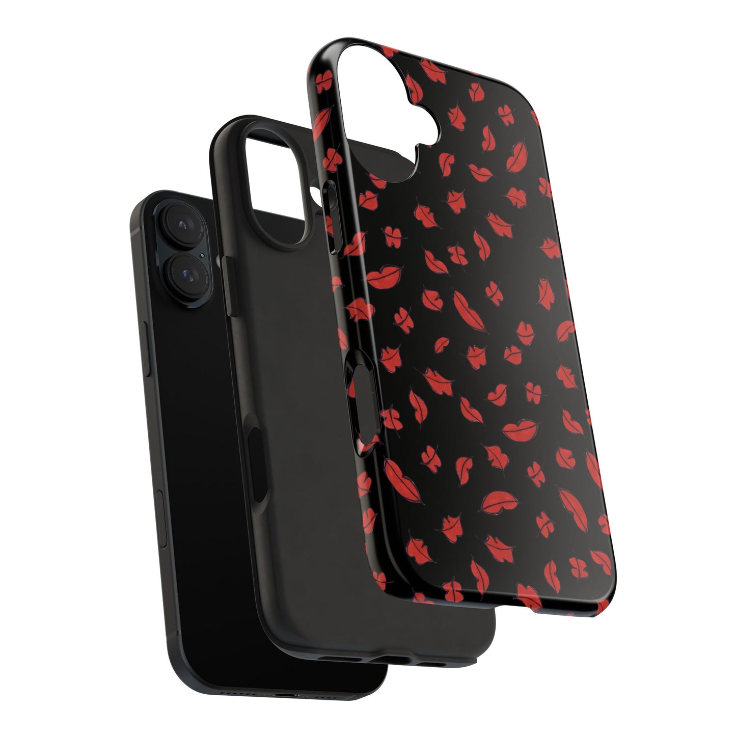 Autumn Lips Black Phone Case