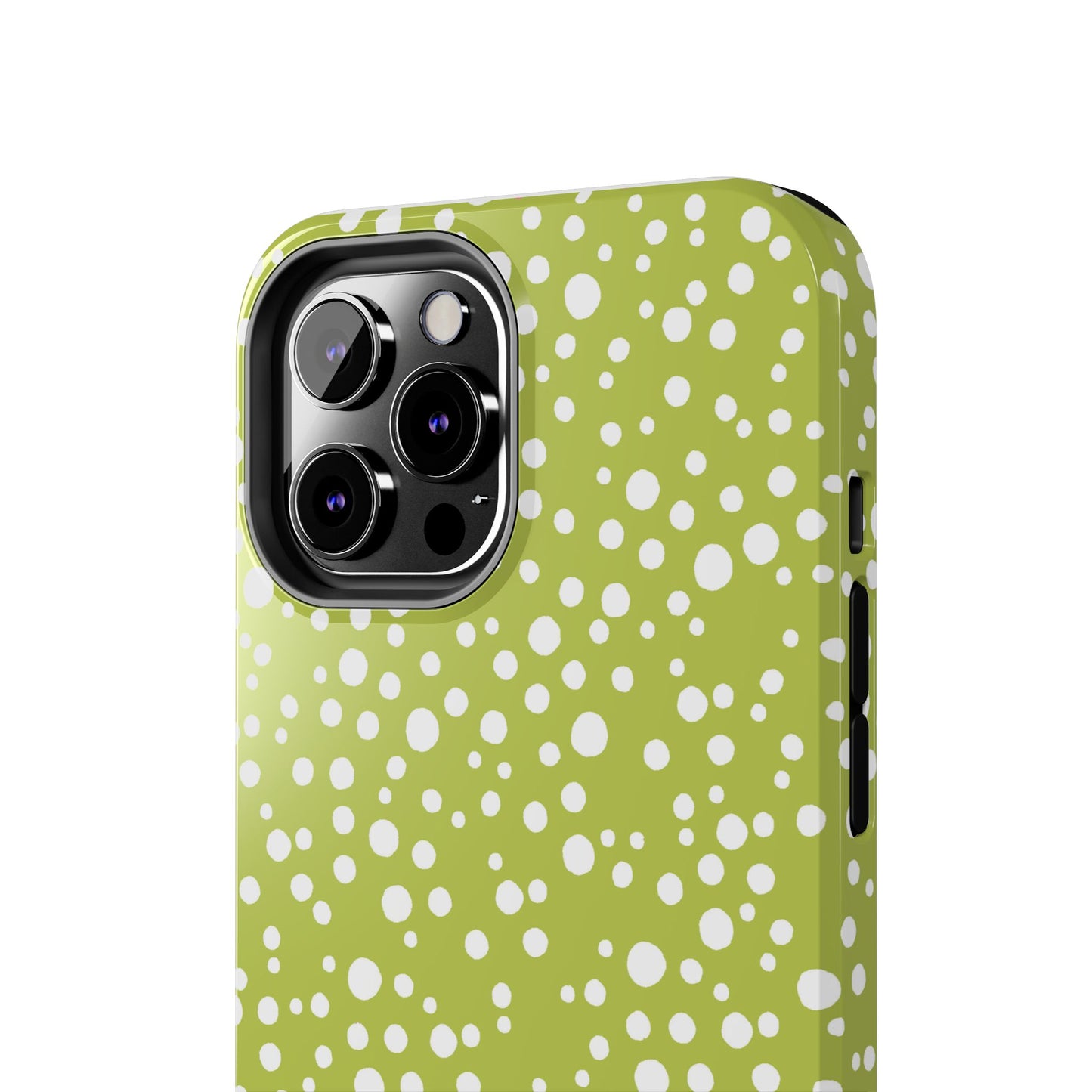 Balloon Dots Green / White Phone Case