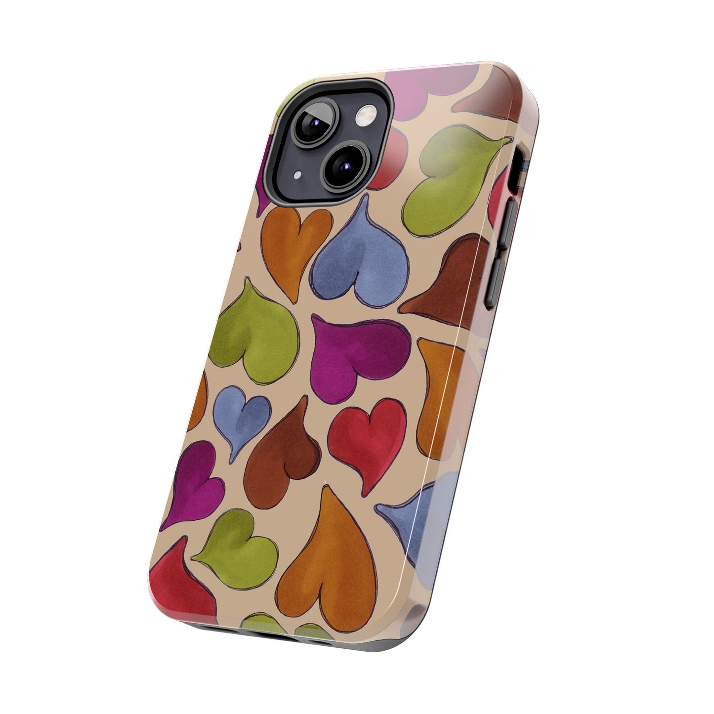 Big Hearted Khaki Phone Case