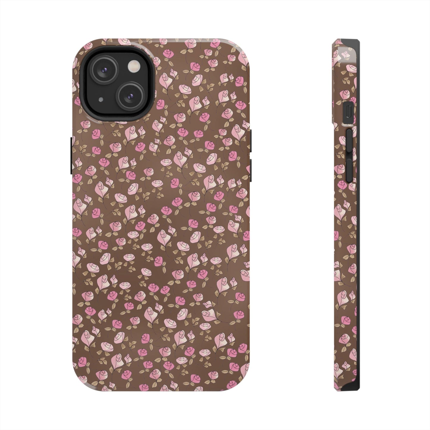 Little Bitty Roses Chocolate Phone Case