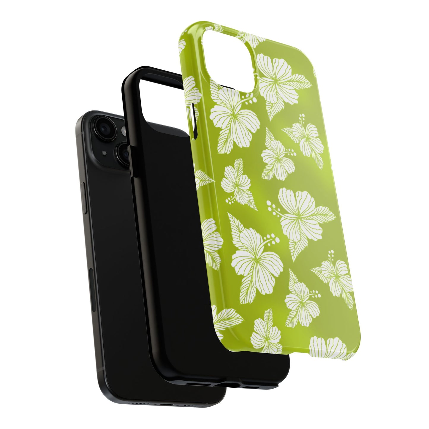 Hibiscus Green Phone Case