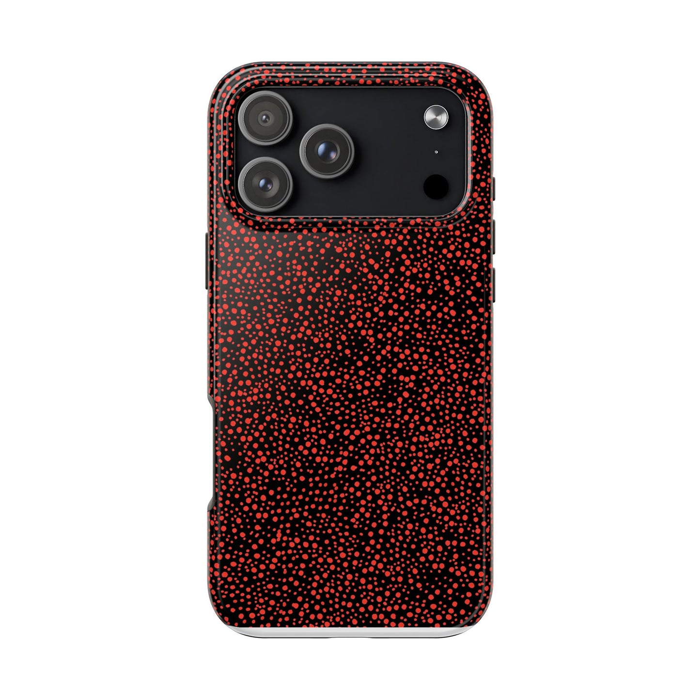 Confetti Red / Black Phone Case