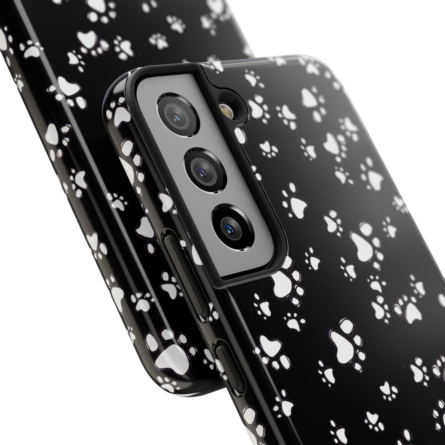 Paw Flakes Black Phone Case