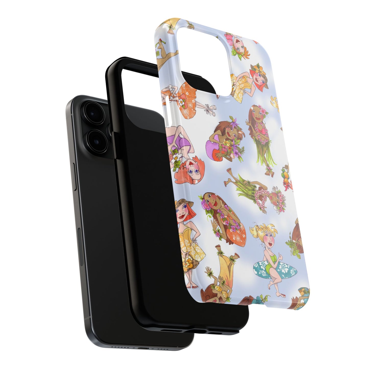 Island Toss Blue Sky Phone Case