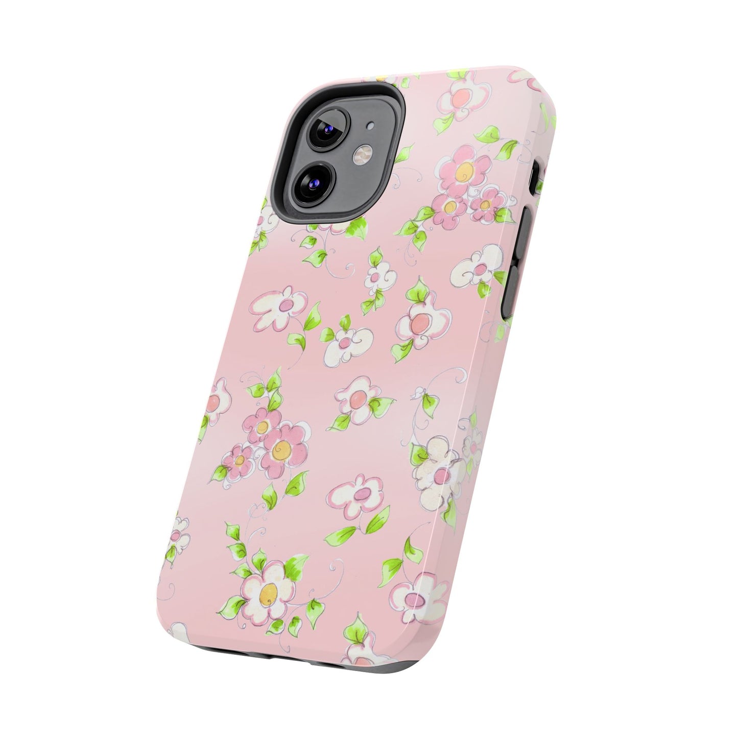 Precious Posies Pink Phone Case