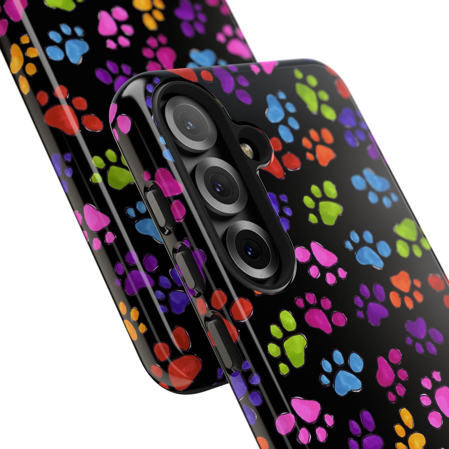 Fancy Paws Black Phone Case