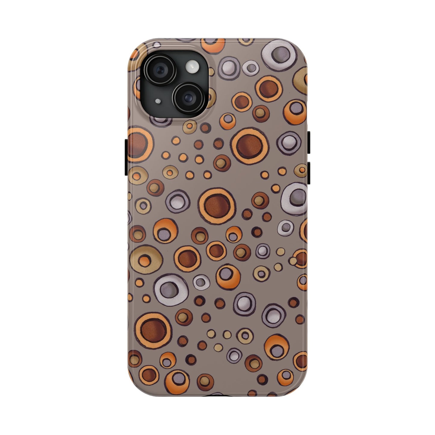Doggy Dots Gray Phone Case