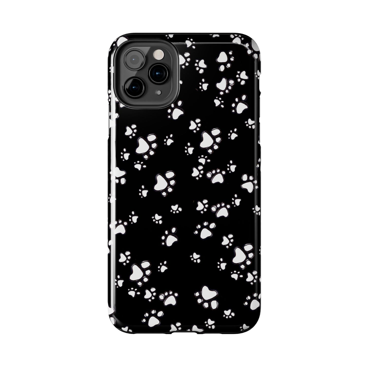 Paw Flakes Black Phone Case