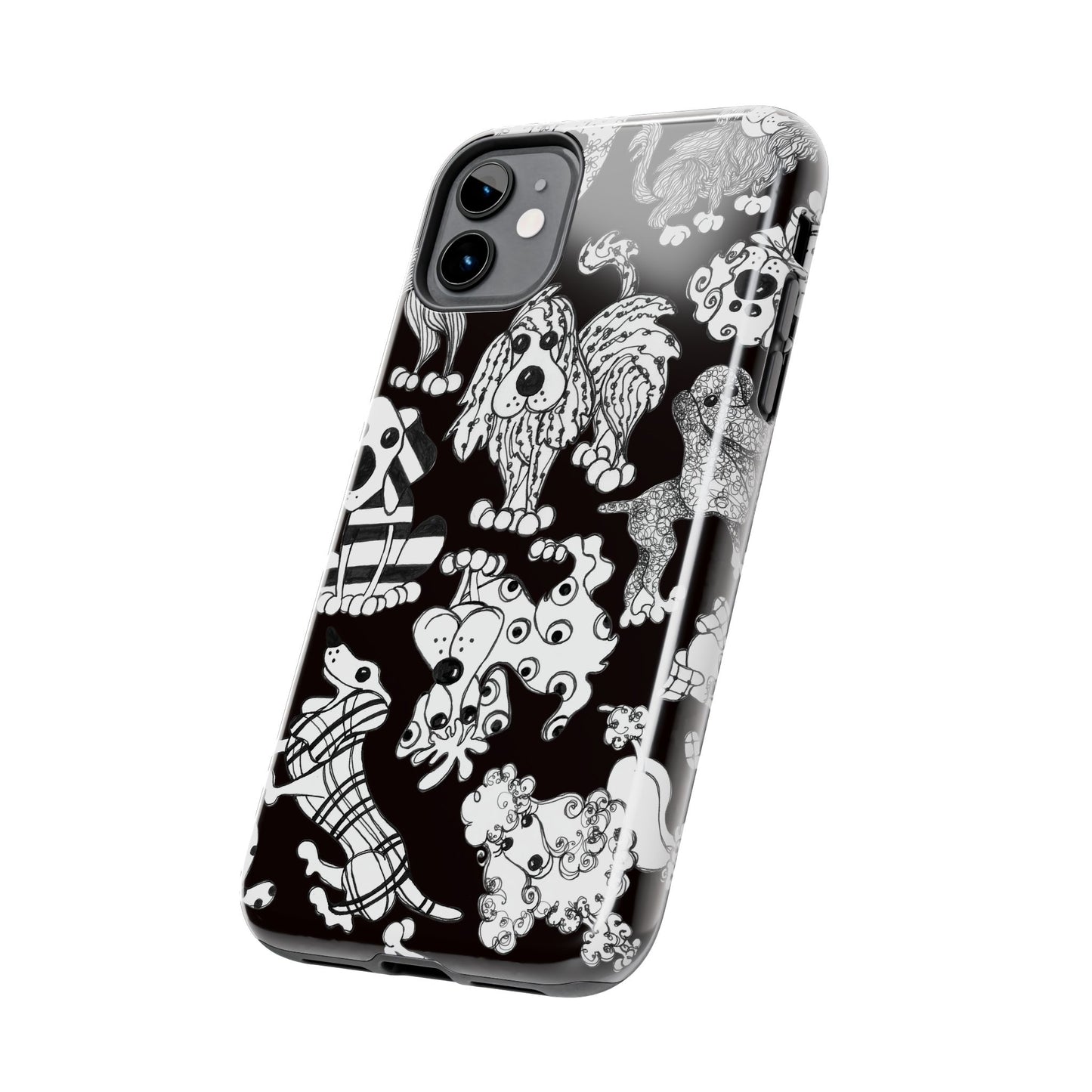 Dear Doggies Black Phone Case