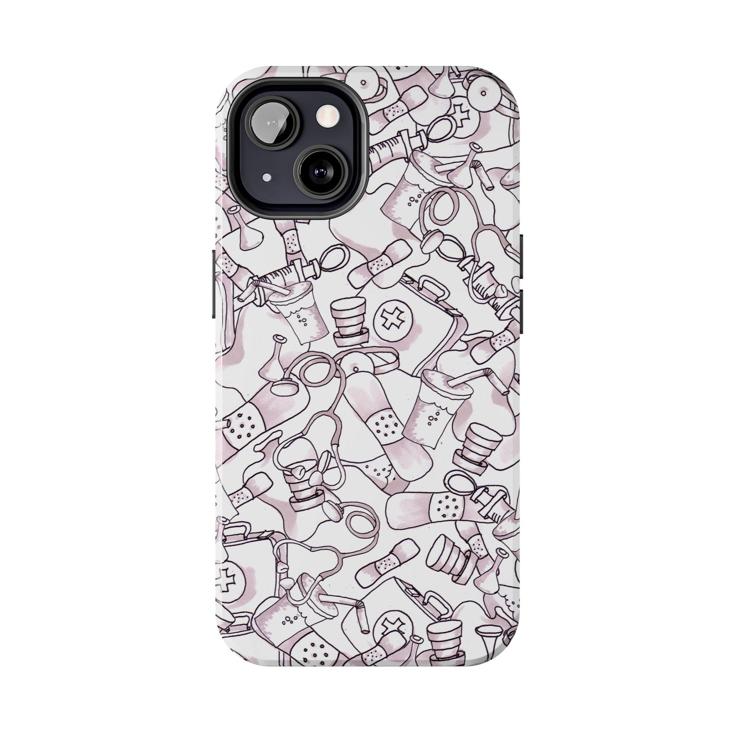 Med Stuff White Phone Case