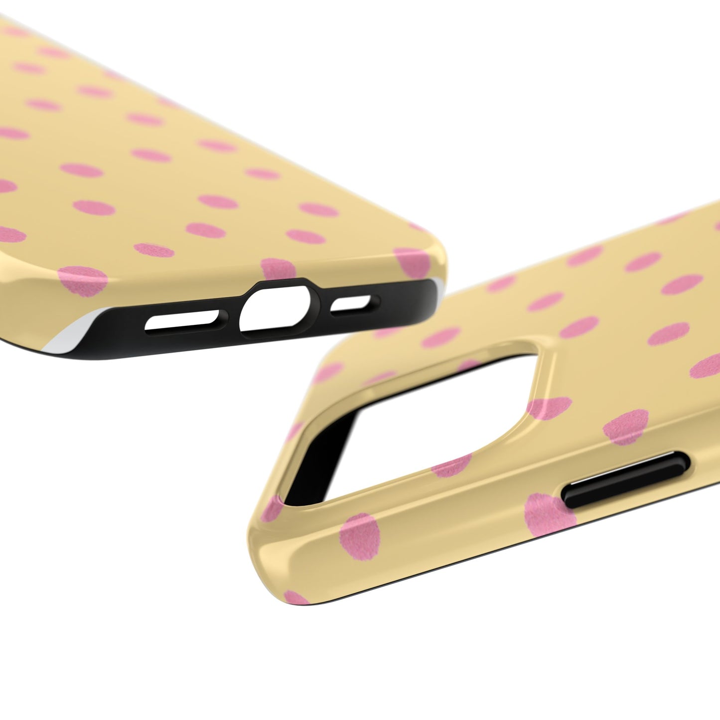 Medium Dots Sunshine / Pink Phone Case