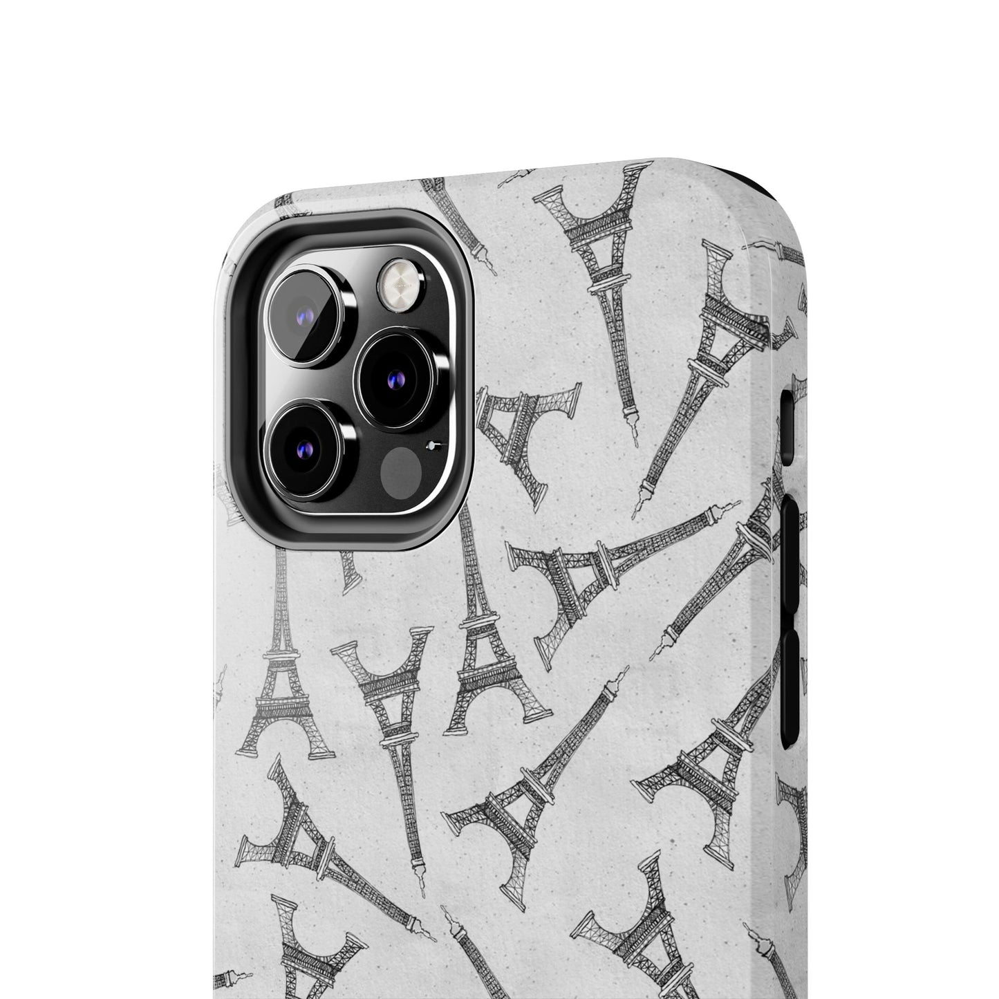 Eifelesque Silver Phone Case